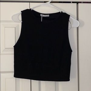 Black Zara Sleeveless Top